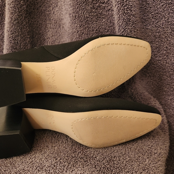 Donald Pliner Black Birminghamd Ankle Boots Sz 7.5 - Picture 6 of 9
